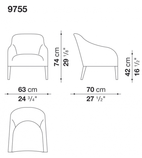 Agathos Maxalto Armchair
