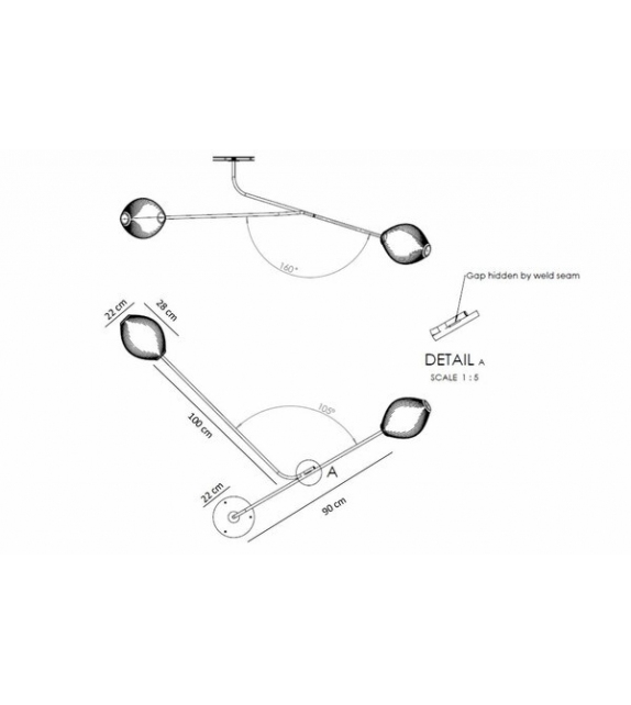 Satellite Gubi Wall Lamp