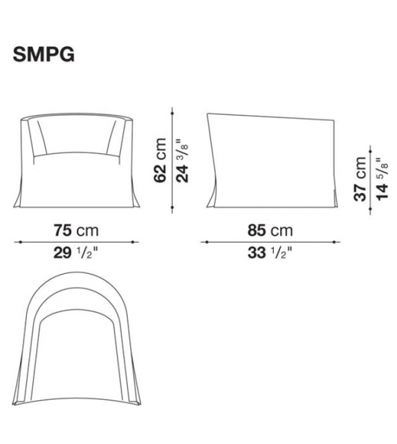 Crono Armchair Maxalto