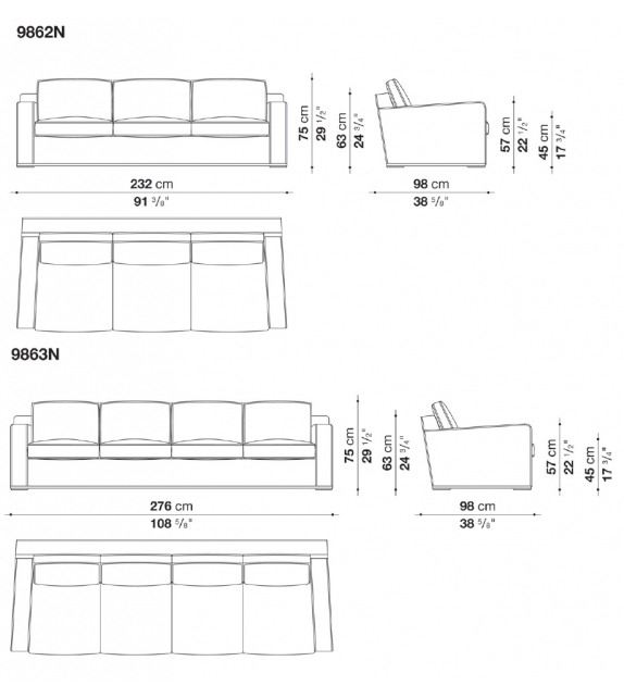 Imprimatur Sofa Maxalto
