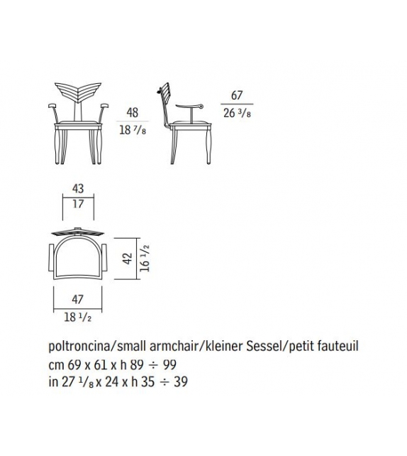 Olimpia Giorgetti Poltroncina