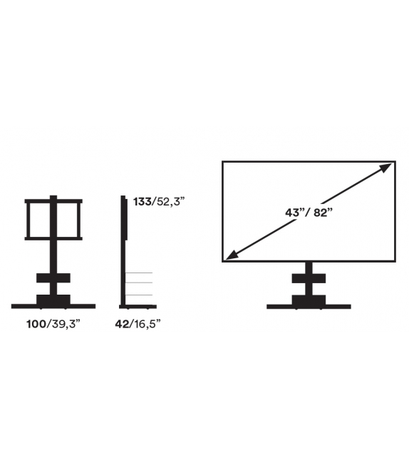 Ptolomeo TV Smart Opinion Ciatti TV Stand