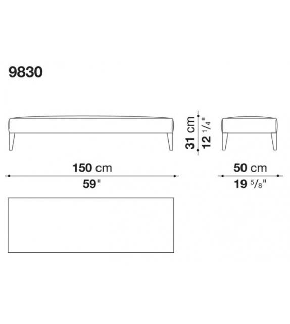 Filemone Banquette Maxalto