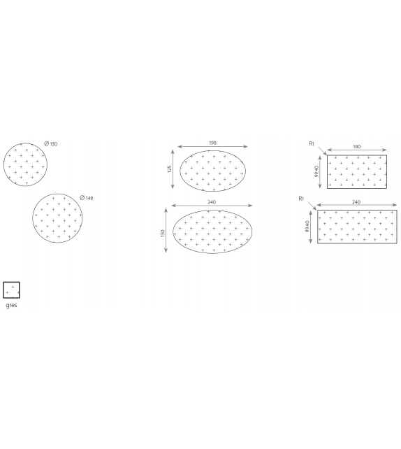 Odessa Ligne Roset Mesa Con Sobre De Gres Cerámico