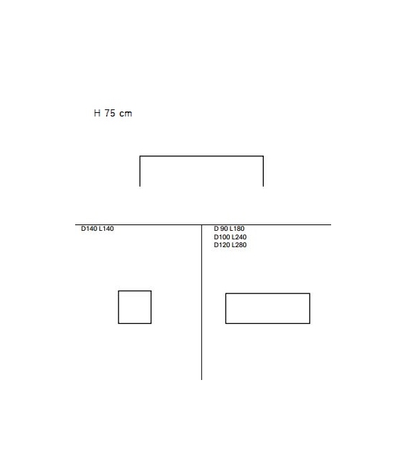 Tense Outdoor MDF Italia Tavolo