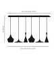 Beat Range Linear Tom Dixon Lampadario