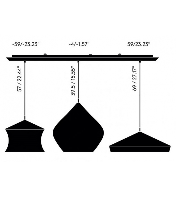 Beat Trio Linear Tom Dixon Beawahrungssystem