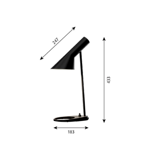 Ready for shipping - AJ Mini Louis Poulsen Table Lamp