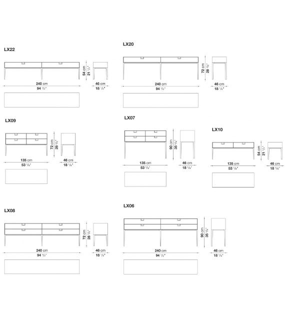 Alcor Consolle Maxalto
