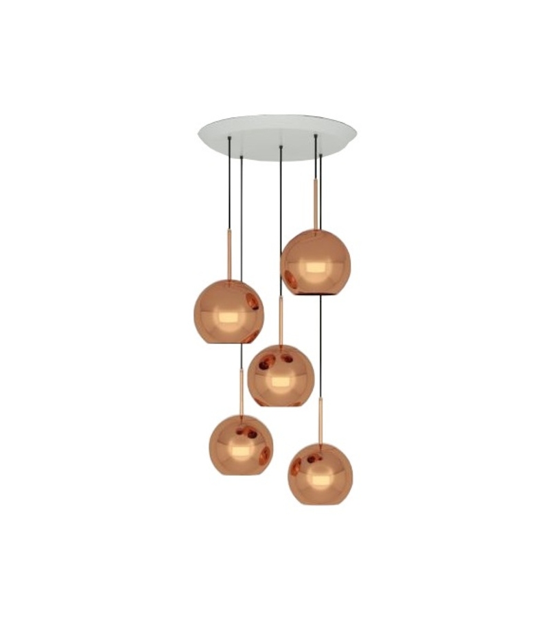 Copper 25 Tom Dixon Sistema de Suspensión
