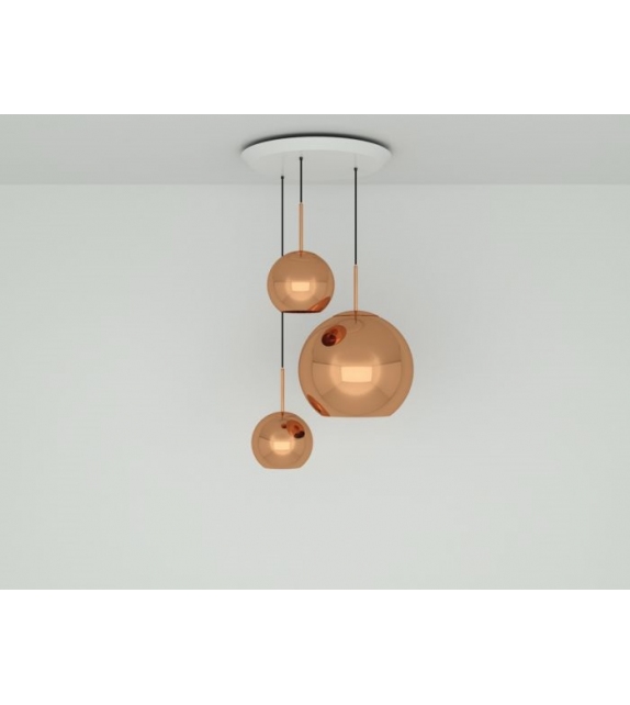 Copper Trio Tom Dixon Pendant System