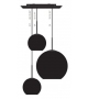 Copper Trio Tom Dixon Sistema de Suspensión
