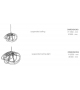 Bloom Ligne Roset Suspension Lamp