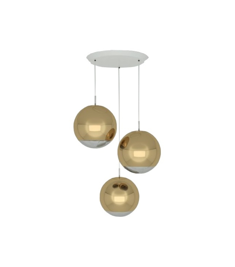 Mirror Ball 40 Tom Dixon Sistema a Sospensione