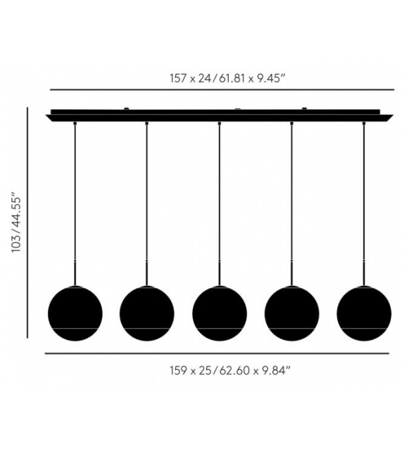 Mirror Ball Linear 25 Tom Dixon Beawahrungssystem