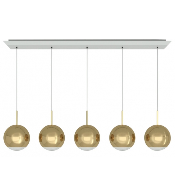 Mirror Ball Linear 25 Tom Dixon Sistema a Sospensione