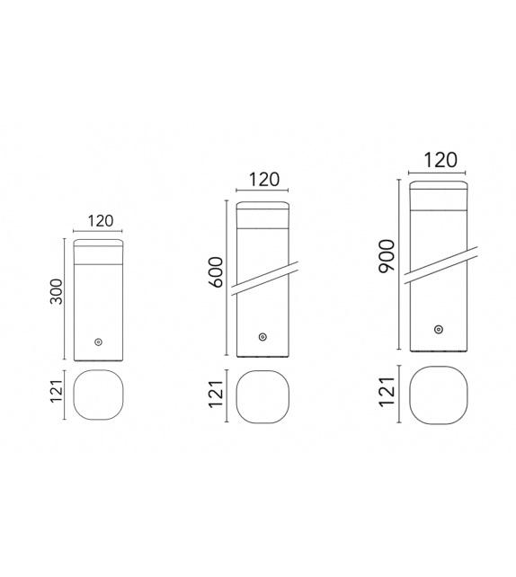 Pointbreak Bollard 2 Flos Floor Lamp