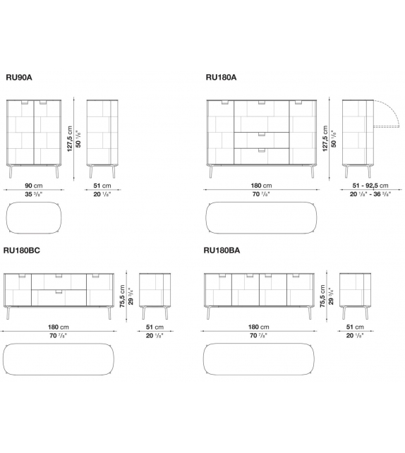 Tesaurus Maxalto Sideboard
