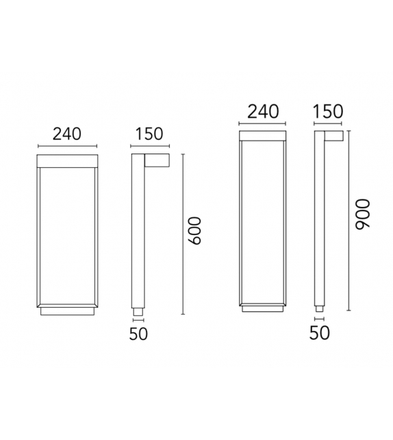 Mile Bollard 2 Mono Flos Lampadaire