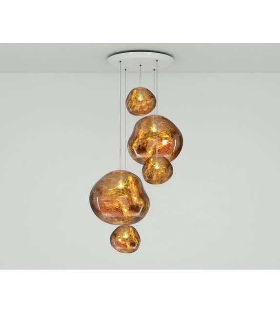 Melt Large Round Tom Dixon Système de Suspension