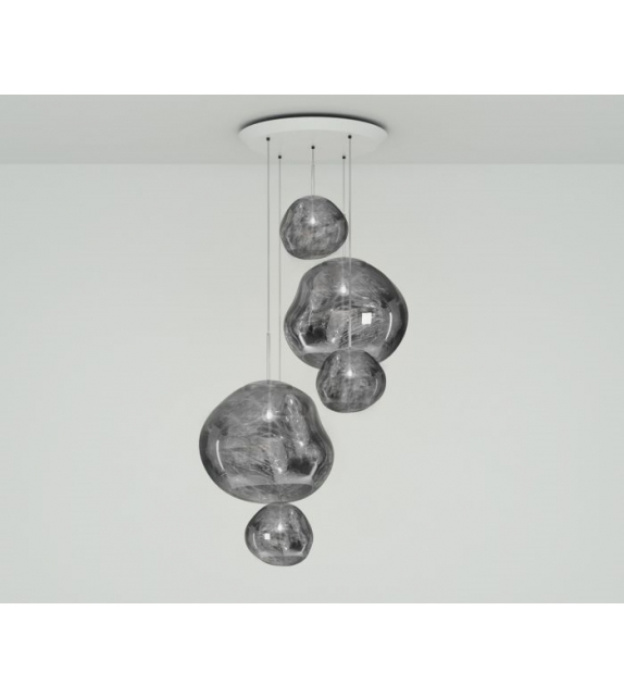 Melt Large Round Tom Dixon Système de Suspension
