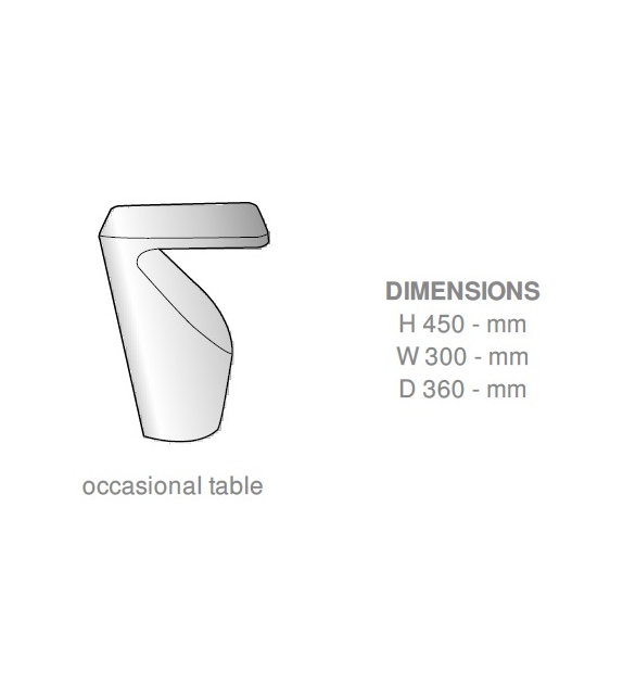 Stump Ligne Roset Tavolino D'appoggio
