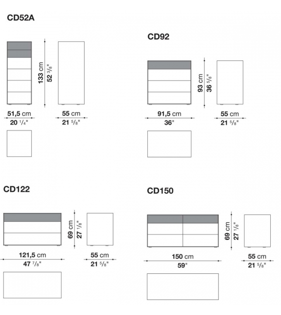 Dado B&B Italia Chest of Drawers