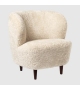 Stay Lounge Gubi Armchair with Legs