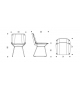 Neil Textile Chair MDF Italia Silla