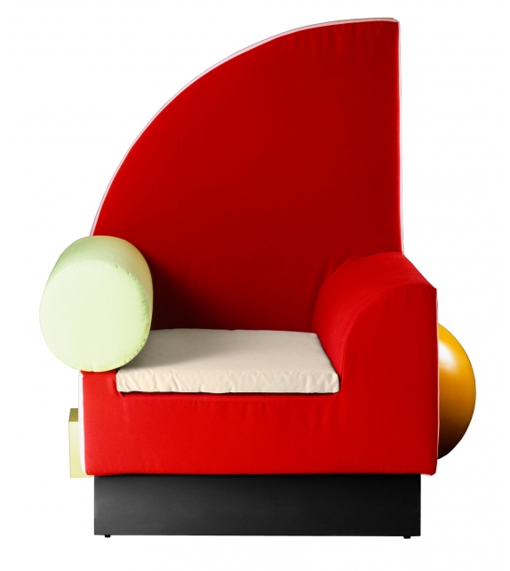 Bel Air Cotone Memphis Milano Armchair