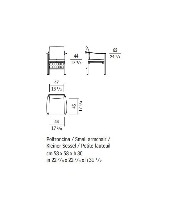 Aldìa Giorgetti Sessel