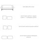 Clam Ligne Roset Sofá-Cama