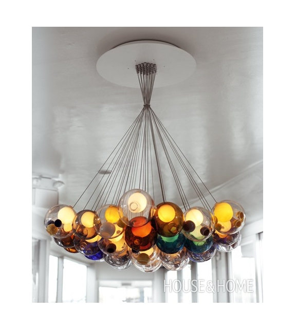 28 Cluster Bocci Pendelleuchte
