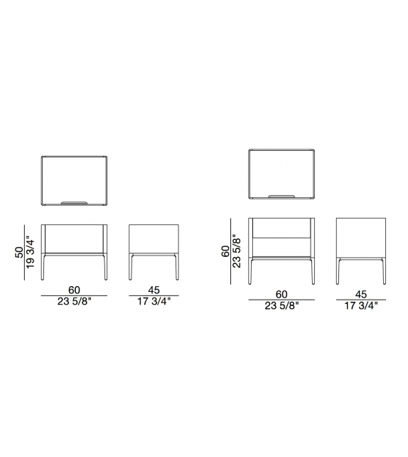 Nara Porada Bedside Table