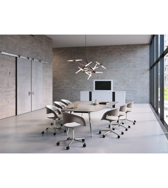 Lox Walter Knoll Stuhl auf Rollen