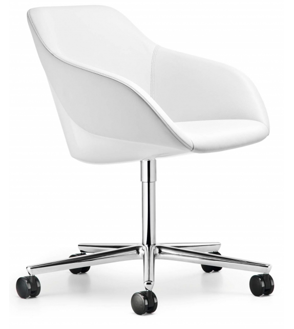 Turtle Walter Knoll Stuhl auf Rollen