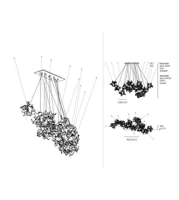 44 Bocci Lampada da Sospensione