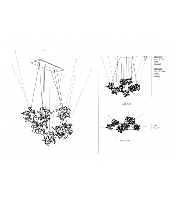44 Bocci Lampada da Sospensione