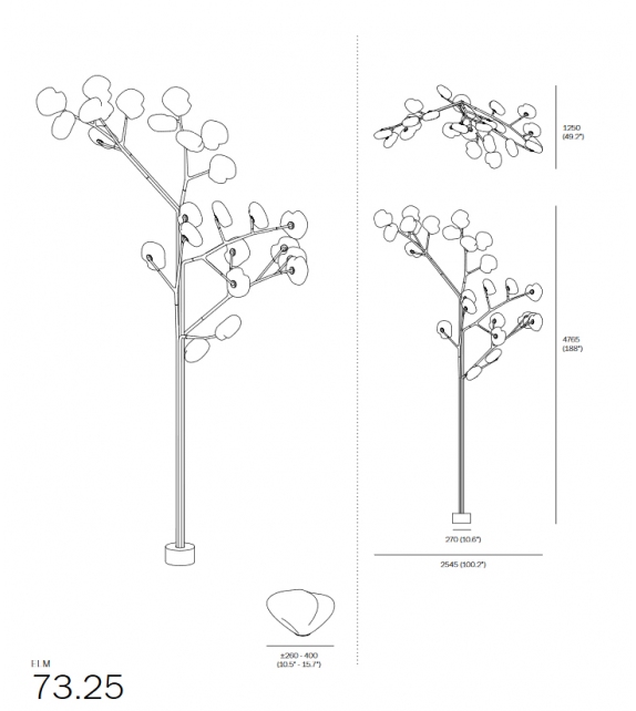 73 Trunk Bocci Floor Lamp