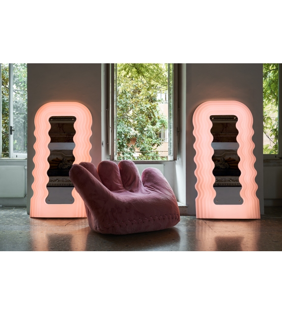 Ultrafragola Poltronova Miroir / Lampe