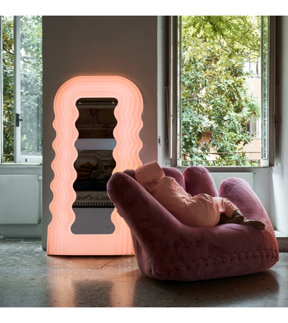Ultrafragola Poltronova Miroir / Lampe