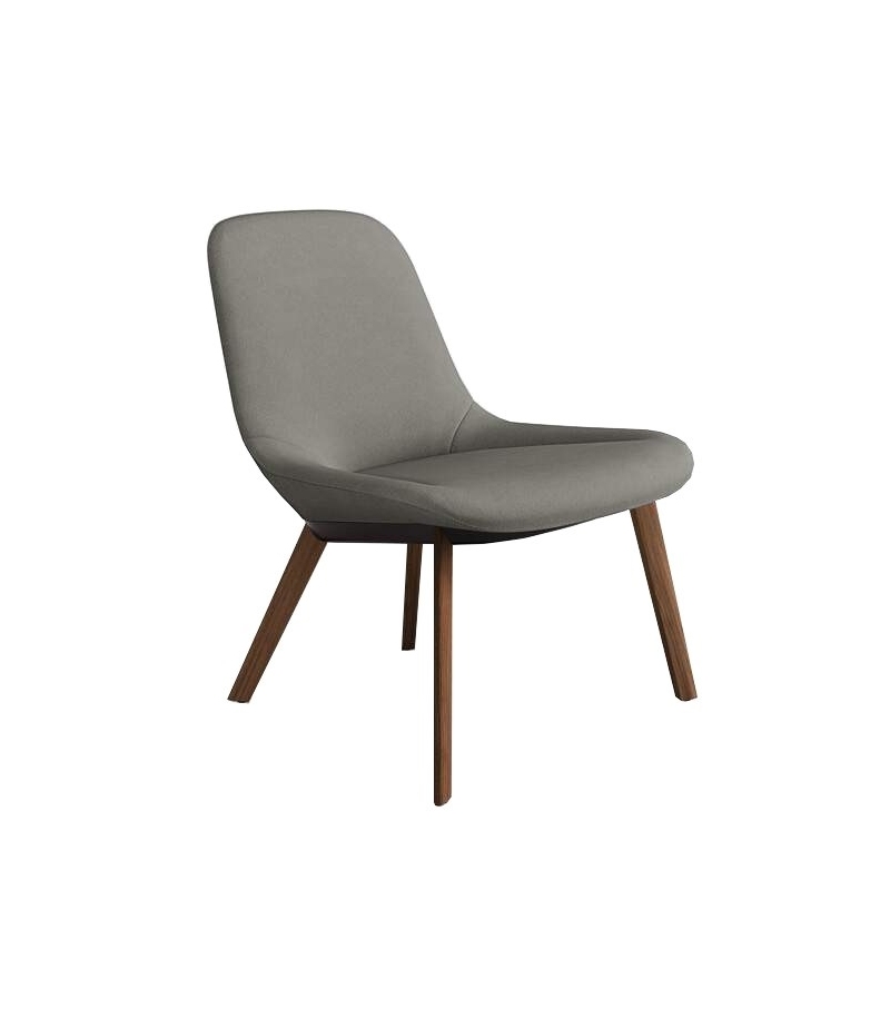 Sheru Walter Knoll Sessel mit Holzbeinen