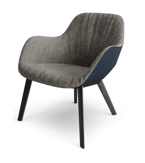 Sheru Walter Knoll Armchair with Wooden Legs