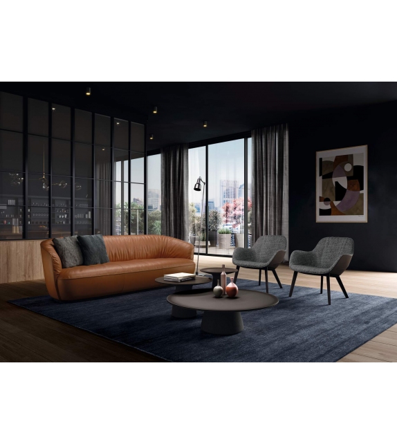 Sheru Walter Knoll Poltrona con Gambe in Legno