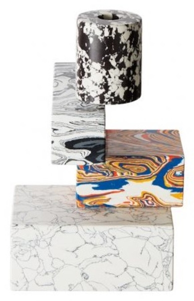 TOM DIXON Swirl Multi 大理石 キャンドルスタンド Swirl Multi Tom Dixon Candelabra - Miliashop