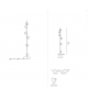 57 Stem Bocci Floor Lamp