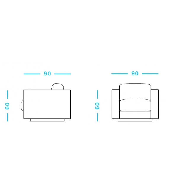 Saratoga Poltronova Armchair