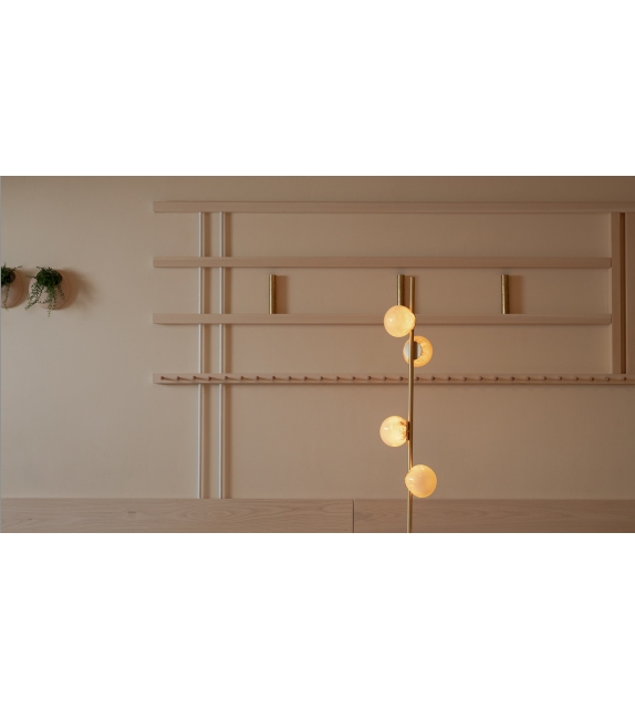 84 Stem Bocci Floor Lamp