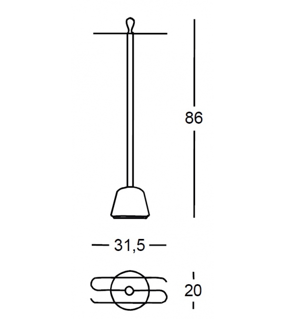 355 Servietto Zanotta Porte-Serviettes de Bain