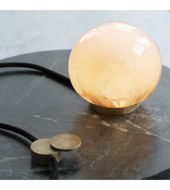 28t Clear Bocci Lámpara de Mesa